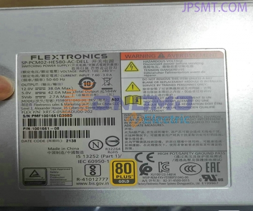 FLEXTRONICS FS580FS104G-00 FUENTE DE ALIMENTACIÓN CONMUTADA